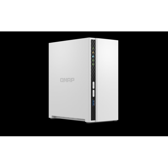 QNAP™ TS-233-EU 2 Bay NAS, 3.5, ARM®Cortex 2,0 GHz Quad-core,  DDR4 2G