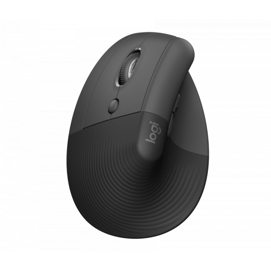 Logitech® Lift Left Vertical Ergonomic Mouse for Business - GRAPHITE / BLACK - 2.4GHZ/BT - EMEA - B2