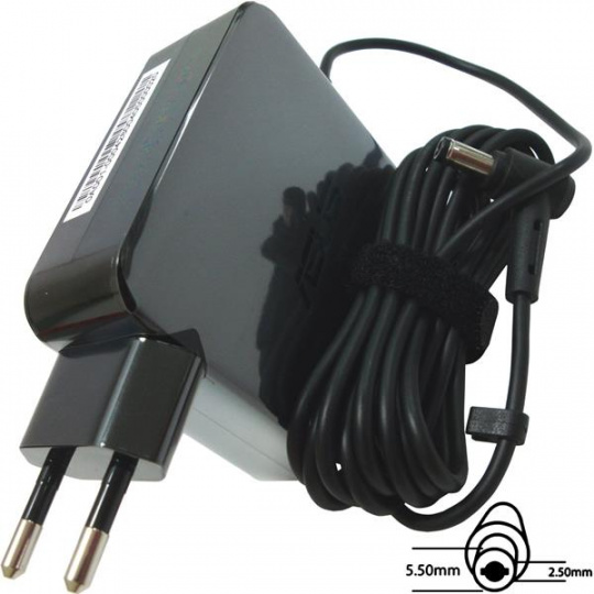 ASUS AC NAPÁJACÍ ADAPTÉR 65W 19V 2pin 5,5x2,5mm s EU plug