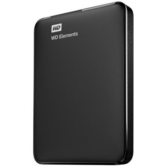 WESTERN DIGITAL HDD External Elements Portable (2.5",1TB,USB 3.0) Black