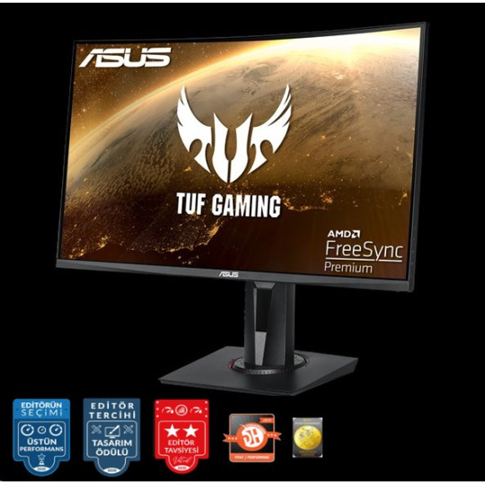 ASUS TUF Gaming VG27VQ 27" 1920x1080 Full HD 165Hz 100mil:1 1ms 400cd DVI HDMI DP repro čierny