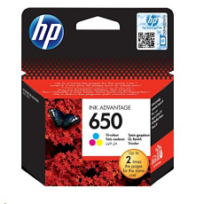 HP náplň c. 650 trojfarebná