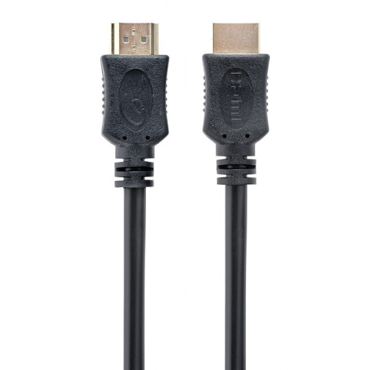 Gembird kábel HDMI High speed (M - M), pozlátené konektory, 3 m, čierny