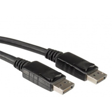 Kábel DisplayPort M/M 2m, 4K@60Hz UHD v1.2, 21.6Gbit/s, čierny