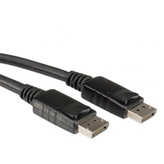 Kábel DisplayPort M/M 2m, 4K@60Hz UHD v1.2, 21.6Gbit/s, čierny Kábel DisplayPort M/M 2m, 4K@60Hz UHD v1.2, 21.6Gbit/s, čierny