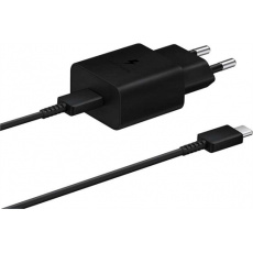 SAMSUNG CESTOVNÁ NABÍJAČKA EP-T1510XB, MICRO USB-C, ČIERNA