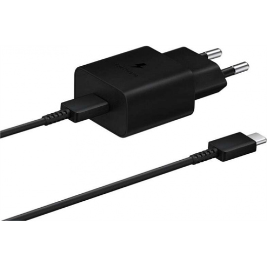 SAMSUNG CESTOVNÁ NABÍJAČKA EP-T1510XB, USB-C, ČIERNA