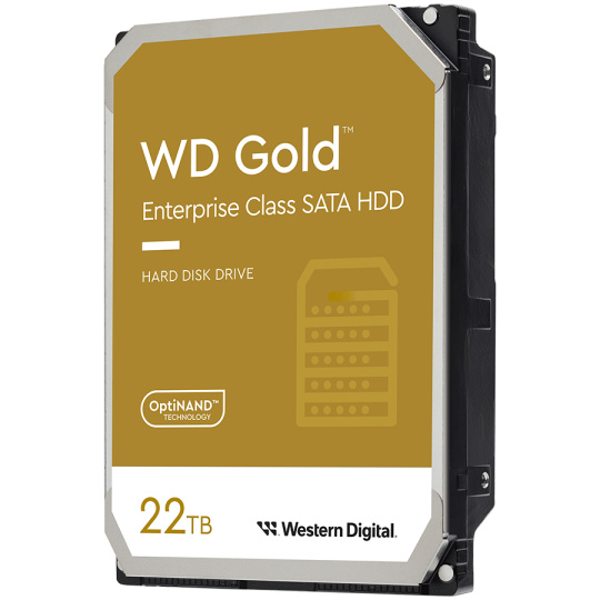 HDD Server WD Gold (3.5'', 22TB, 512MB, 7200 RPM, SATA 6 Gb/s)