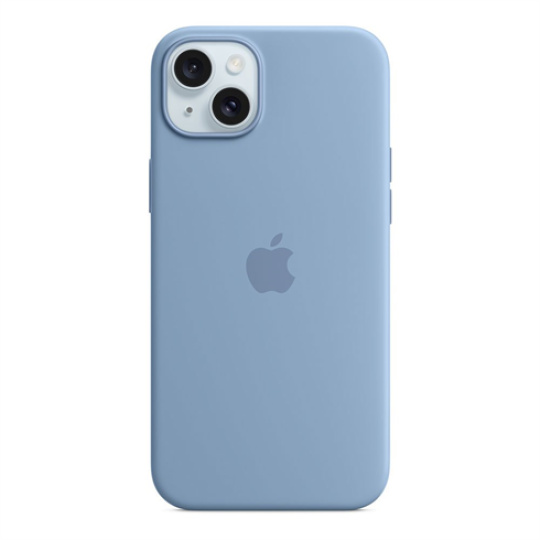 Apple iPhone 15 Plus Silicone Case with MagSafe - Winter Blue