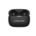 Canyon TWS-10, On Go, 10 ANC, True Wireless Bluetooth slúchadlá do uší, nabíjacia stanica v kazete, čierna