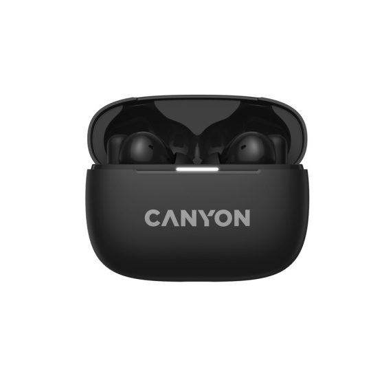 Canyon TWS-10, On Go, 10 ANC, True Wireless Bluetooth slúchadlá do uší, nabíjacia stanica v kazete, čierna