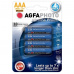 AgfaPhoto Power alkalická batéria 1.5V, LR03/AAA, blister 4ks 