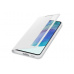 Samsung flipové púzdro Clear View pre S21 FE, biele