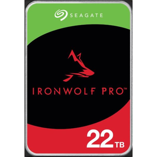 Seagate IronWolf Pro NAS HDD 22TB 7200RPM 512MB SATA 6Gbit/s