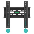 ONKRON Fixed TV Wall Mount for 17 to 43-inch Flat Panel TVs Digital Panels 30 kg, Black