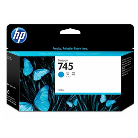 HP 745 130-ml Cyan Ink Cartridge