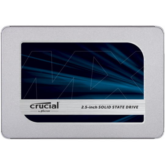 Crucial MX500 250GB SSD, 2.5” 7mm SATA 6Gb/s, Read/Write: 560 MBs/510MBs, IOPS: 55,000/83,000