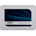 Crucial MX500  250GB SSD, 2.5” SATA 6Gb/s, Read/Write: 560/510MB/s, 7mm (9.5mm adapter)