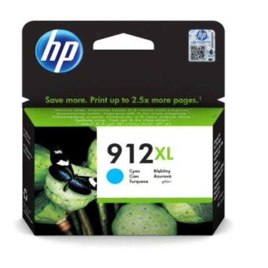 HP 912XL High Yield Cyan Original Ink Cartridge