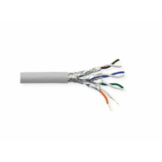 Value S/FTP (PiMF) drôt LSOH 100m cat.8.1, CPR Eca, AWG22, 2000Mhz, 40GBase-T, sivý, meď Value S/FTP (PiMF) drôt LSOH 100m cat.8.1, CPR Eca, AWG22, 2000Mhz, 40GBase-T, sivý, meď