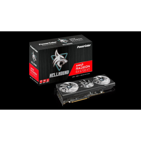 PowerColor Radeon RX 6700XT Hellhound 12GB/192bit GDDR6 3xDP HDMI 