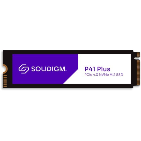 Solidigm P41 Plus Series (512GB, M.2 80mm PCIe x4, 3D4, QLC) Retail Box Single Pack