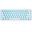 ROYAL KLUDGE RK61 White Gaming Keyboard Red switch