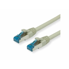 Value Patchkábel LSOH S/FTP Cat6A, sivý 0,15m, Cu Value Patchkábel LSOH S/FTP Cat6A, sivý 0,15m, Cu