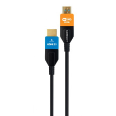 Gembird kábel HDMI Ultra High Speed (M - M), aktívny, optický (AOC), s Ethernetom, prémiový, pozlátené konektory, 20 m Gembird kábel HDMI Ultra High Speed (M - M), aktívny, optický (AOC), s Ethernetom, prémiový, pozlátené konektory, 20 m