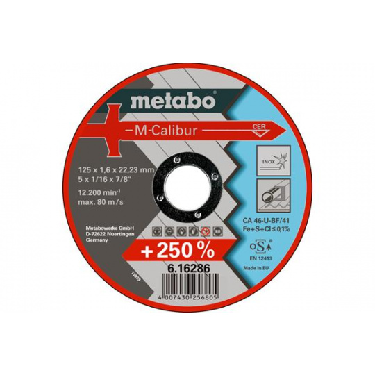 Metabo M-Calibur 125x1,6x22,23 mm              