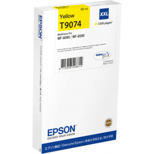 Epson atrament WF-6xxx series yellow XXL - 69ml