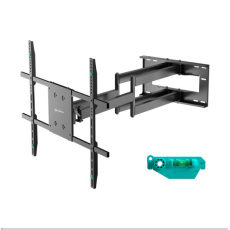ONKRON Full Motion TV Wall Mount for 42" to 110" Screens up to 99,7 kg, Black