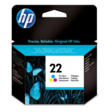 HP No. 22 Inkjet Print Cartridge, tri-colour (5 ml)- Blister