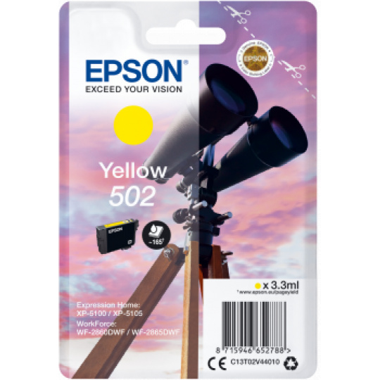 Epson atrament XP-5100 yellow 3.3ml - 165 str.