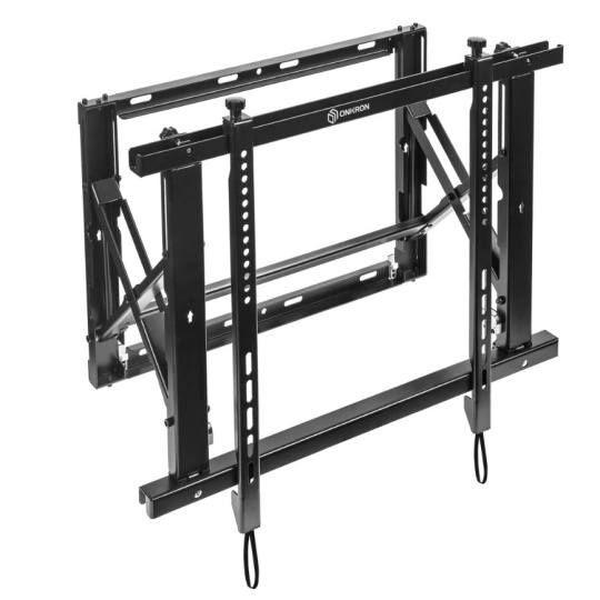 ONKRON Professional Wall Mount Solution for Video Walls Pop Out System 40"-70", Black