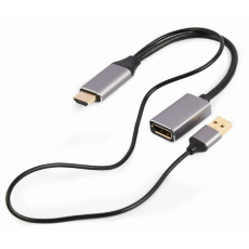 Gembird adaptér aktívny 4K HDMI (M) / DisplayPort (F) Gembird adaptér aktívny 4K HDMI (M) / DisplayPort (F)
