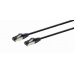 Gembird patch kábel S/FTP Cat.8 LSZH, prémiový, 3 m, vodič meď, čierny