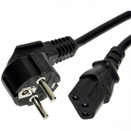 CNS Napájaci kábel  230V IEC C13, 10m, čierny