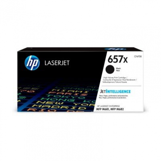 HP 657X High Yield Black Original LaserJet Toner Cartridge (CF470X)