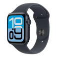 Apple Watch SE 3 GPS 44mm Midnight Aluminium Case with Midnight Sport Band - S/M