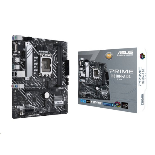 ASUS PRIME H610M-A D4-CSM soc 1700 H610 DDR4 mATX M.2 HDMI D-Sub DP