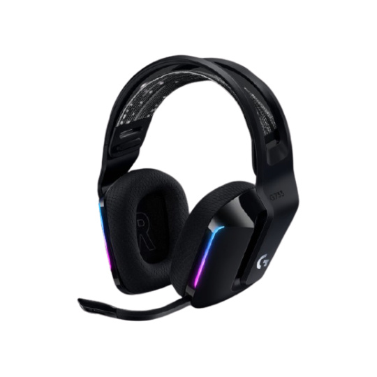 Logitech® G733 LIGHTSPEED Wireless RGB Gaming Headset - BLACK - EMEA