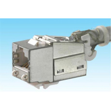 Keystone Cat5E, FTP, samozářezový, stříbrný, vhodný do modularních patchpanelů Keystone Cat5E, FTP, samozářezový, stříbrný, vhodný do modularních patchpanelů