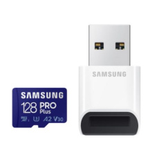 128 GB . microSDXC karta Samsung PRO Plus 2023 + USB adaptér