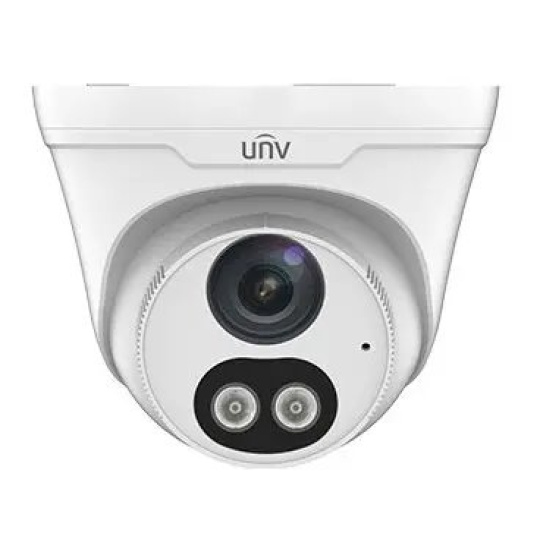 UNIVIEW Venkovní IP kamera 2MPx turret, 106,7°, IR+Bílý přísvit 30 m, analýza člověk/vozidlo