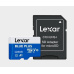 128GB Lexar® Blue Plus microSDHC UHS-I with SD adapter, up to 170MB/s read C10 A1 V10 U1