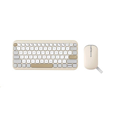 ASUS CW200 Marshmallow Combo - bezdrôtová klávesnica a myš, Oat Milk, CZ/SK ASUS CW200 Marshmallow Combo - bezdrôtová klávesnica a myš, Oat Milk, CZ/SK