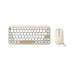 ASUS CW200 Marshmallow Combo - bezdrôtová klávesnica a myš, Oat Milk, CZ/SK