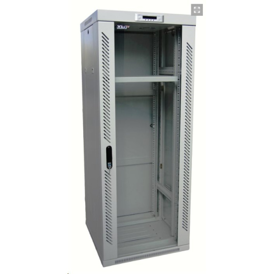 24U Rack LEXI-Net Rozvádzač stojanový vč. 2x vent+term.+kol. 600x600