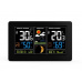 Solight meteostanica, extra veľký farebný LCD, teplota, vlhkosť, tlak, RCC, USb nabíjanie, čierna